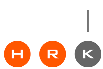 Logo składające się z trzech kół: dwóch pomarańczowych z białymi literami "H" i "R" oraz jednego szarego z białą literą "K". Nad szarym kołem znajduje się pionowa szara kreska.